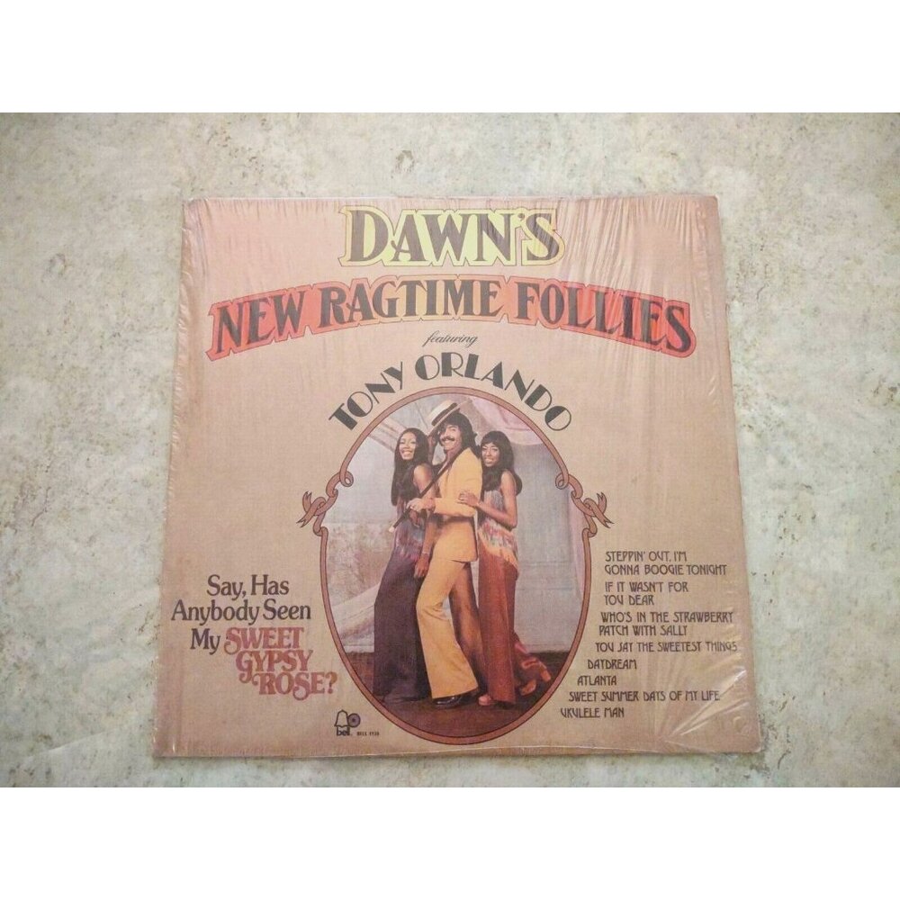 Dawns New Ragtime Follies Featuring Tony Orlando Vinyl LP Record